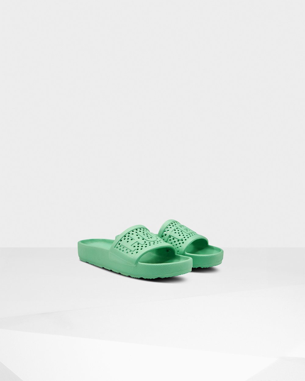 Sandalias Original Lightweight Moulded Hunter Mujer - Verdes - 293471VOY